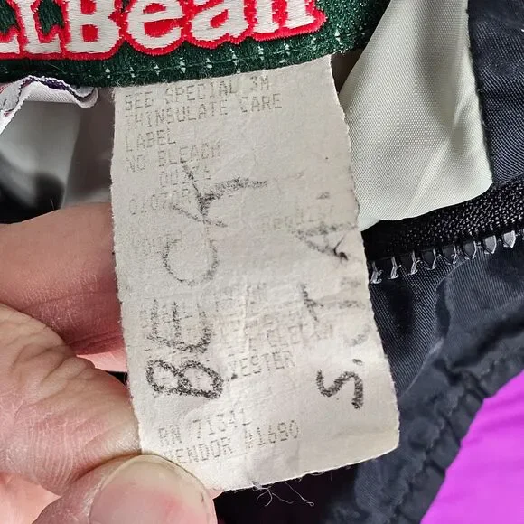 90s LL Bean Penobscot Parka Youth XL Full‎ Zip Coat - Picture 11 of 13